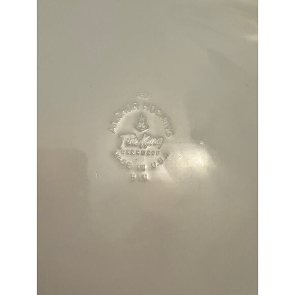 Anchor Hocking Fire King Peach Blossom Square Baking Dish Floral 8.5” x 8.5” - Picture 8 of 8